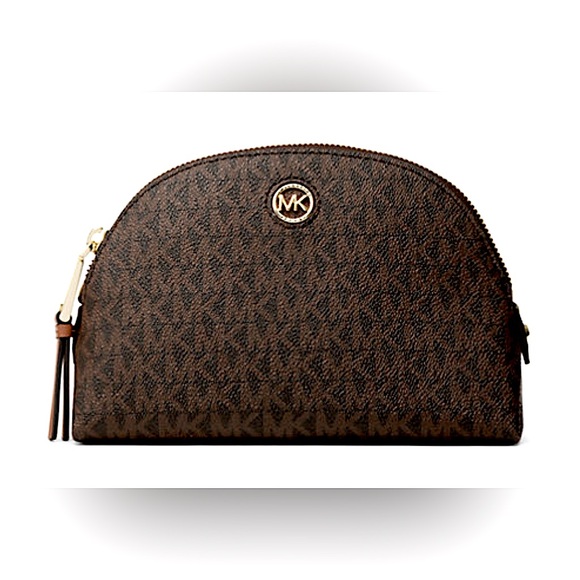 Michael Kors Heritage Large Travel Pouch - Picture 1 of 7